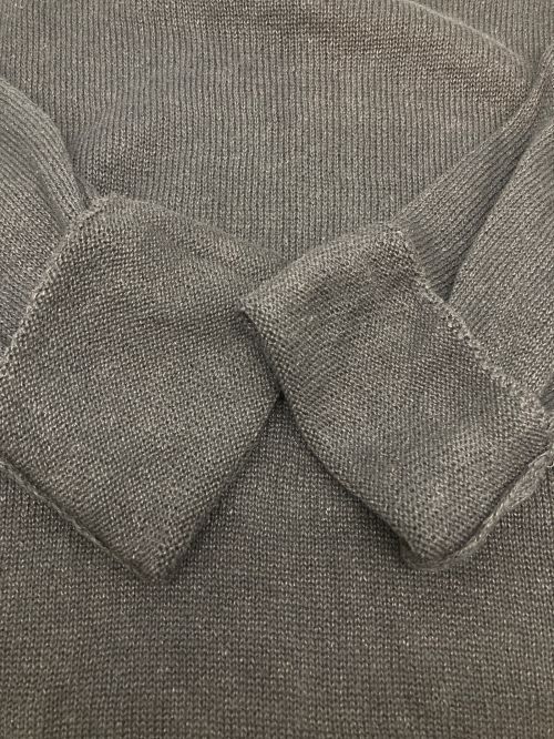 Plage（プラージュ）Plage (プラージュ) イタリア糸 Li/Co クループルオーバー ブラック サイズ:SIZE Freeの古着・服飾アイテム