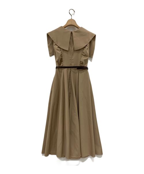 HER LIP TO（ハーリップトゥ）HER LIP TO (ハーリップトゥ) Vincennes Belted Big Collar Dress ベージュ サイズ:Ｓの古着・服飾アイテム