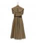 HER LIP TO (ハーリップトゥ) Vincennes Belted Big Collar Dress ベージュ サイズ:Ｓ：7000円