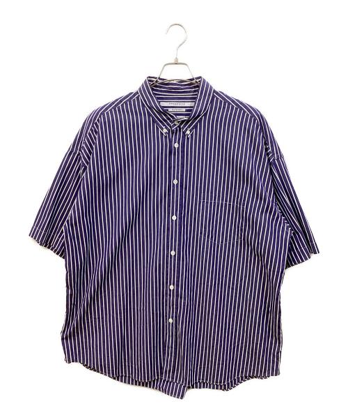 JOURNAL STANDARD TRISECT THOMAS MASON（ジャーナルスタンダードトライセクトトーマスメイソン）JOURNAL STANDARD TRISECT THOMAS MASON (ジャーナルスタンダードトライセクトトーマスメイソン) ファットシルエットボタンダウンシャツ ブルー サイズ:Lの古着・服飾アイテム