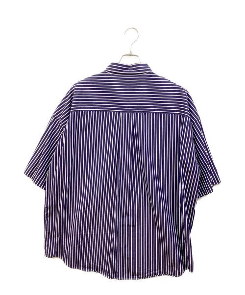 JOURNAL STANDARD TRISECT THOMAS MASON（ジャーナルスタンダードトライセクトトーマスメイソン）JOURNAL STANDARD TRISECT THOMAS MASON (ジャーナルスタンダードトライセクトトーマスメイソン) ファットシルエットボタンダウンシャツ ブルー サイズ:Lの古着・服飾アイテム