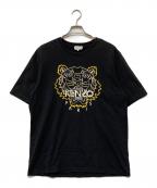 KENZOケンゾー）の古着「タイガー刺繍Tシャツ」｜ブラック