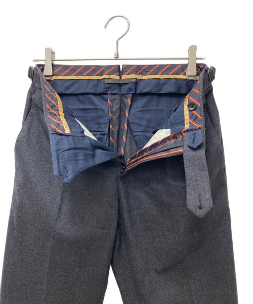 PT01（ピーティーゼロウーノ）PT01 (ピーティーゼロウーノ) ウールスラックス ダークグレー サイズ:42の古着・服飾アイテム