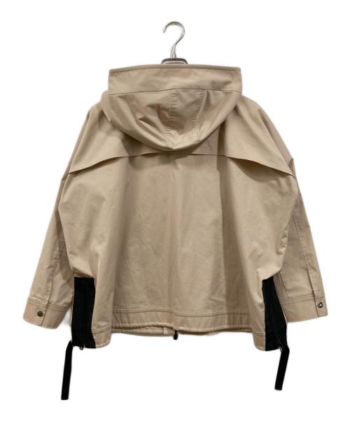 avie（アビィ）avie (アビィ) ポリエステルテントラインブルゾン ベージュ サイズ:38の古着・服飾アイテム