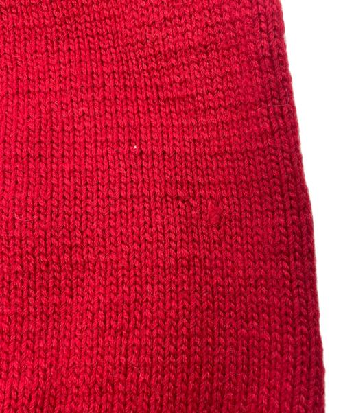 PINK HOUSE（ピンクハウス）PINK HOUSE (ピンクハウス) 花かご刺繍カーディガン レッド サイズ:表記無しの古着・服飾アイテム