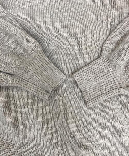 BLUE LABEL CRESTBRIDGE（ブルーレーベルクレストブリッジ）BLUE LABEL CRESTBRIDGE (ブルーレーベルクレストブリッジ) ソフトコンフォートニット セットアップカットソーワンピース　55J79-643 ベージュ サイズ:36の古着・服飾アイテム