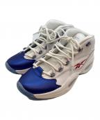 REEBOKリーボック）の古着「QUESTION MID」｜ホワイト×ブルー