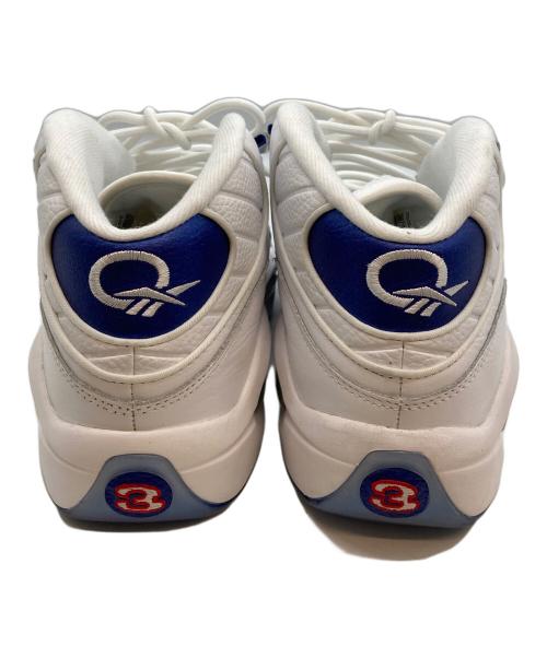 REEBOK（リーボック）REEBOK (リーボック) QUESTION MID ホワイト×ブルー サイズ:28の古着・服飾アイテム