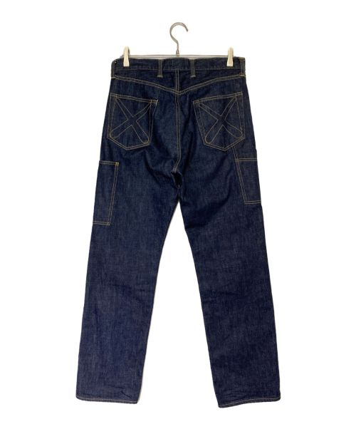 HUMAN MADE（ヒューマンメイド）HUMAN MADE (ヒューマンメイド) KAWS (カウズ) KAWS Made Denim Pants#1 インディゴ サイズ:Mの古着・服飾アイテム