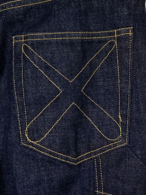 HUMAN MADE（ヒューマンメイド）HUMAN MADE (ヒューマンメイド) KAWS (カウズ) KAWS Made Denim Pants#1 インディゴ サイズ:Mの古着・服飾アイテム