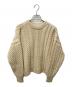 GUERNSEY WOOLLENS（ガンジーウーレンズ）の古着「ケーブルニット」｜アイボリー