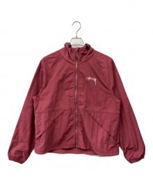 stussy（ステューシー）の古着「WAVE DYE BEACH SHELL JACKET」｜レッド