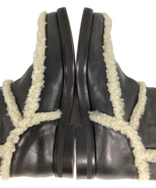 MM6 Maison Margiela（エムエムシックスメゾンマルジェラ）MM6 Maison Margiela (エムエムシックスメゾンマルジェラ) ボアショートブーツ ブラック サイズ:36の古着・服飾アイテム