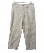 MARGARET HOWELLマーガレットハウエル）の古着「LIGHTWEIGHT COTTON LINEN TWILL」｜アイボリー