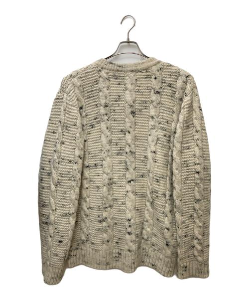 Litza（リッツァ）Litza (リッツァ) ニットカーディガン ホワイト サイズ:58の古着・服飾アイテム