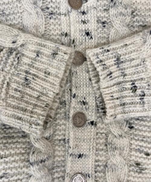 Litza（リッツァ）Litza (リッツァ) ニットカーディガン ホワイト サイズ:58の古着・服飾アイテム