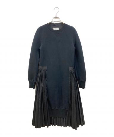 中古・古着通販】sacai (サカイ) ドッキングワンピース ブラック