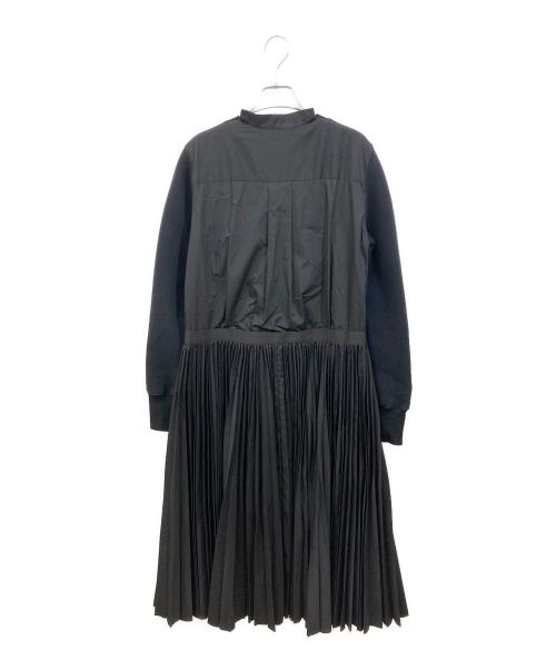 sacai（サカイ）sacai (サカイ) ドッキングワンピース ブラック サイズ:2の古着・服飾アイテム