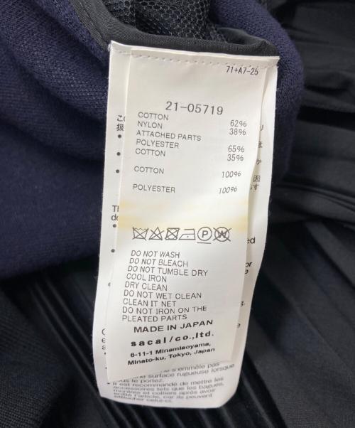 sacai（サカイ）sacai (サカイ) ドッキングワンピース ブラック サイズ:2の古着・服飾アイテム