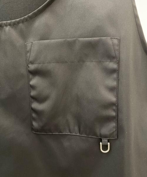 PRADA（プラダ）PRADA (プラダ) RE-NYLON ノースリーブミニワンピース ブラック サイズ:XSの古着・服飾アイテム