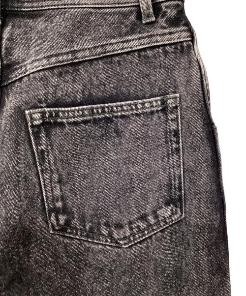 MAISON SPECIAL（メゾンスペシャル）MAISON SPECIAL (メゾンスペシャル) ラインストーンパールワイドデニムパンツ ブラック サイズ:36の古着・服飾アイテム