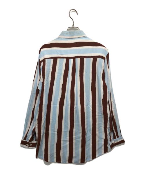 SUKU HOME（スクホーム）SUKU HOME (スクホーム) ルームウェアセットアップ ブラウン×ブルー サイズ:Sの古着・服飾アイテム