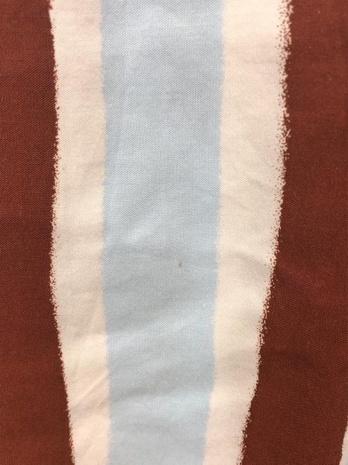 SUKU HOME（スクホーム）SUKU HOME (スクホーム) ルームウェアセットアップ ブラウン×ブルー サイズ:Sの古着・服飾アイテム