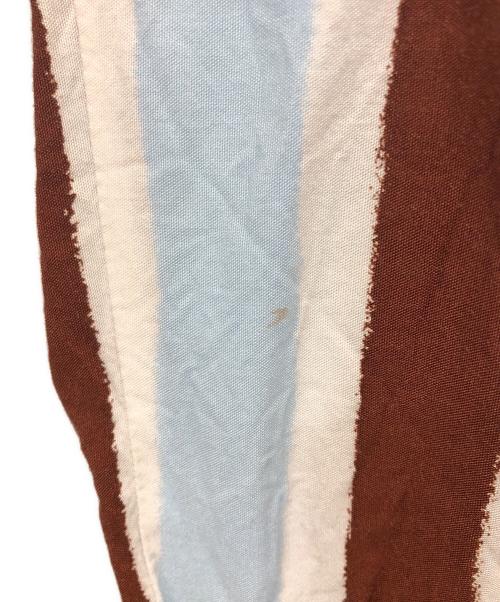 SUKU HOME（スクホーム）SUKU HOME (スクホーム) ルームウェアセットアップ ブラウン×ブルー サイズ:Sの古着・服飾アイテム