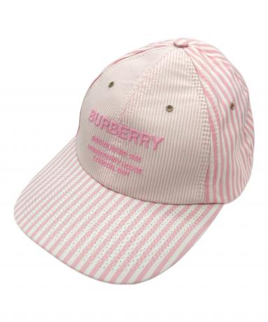BURBERRY バーバリー ピンク キャップ XL 中古・古着通販】BURBERRY (バーバリー) キャップ ピンク｜ブランド