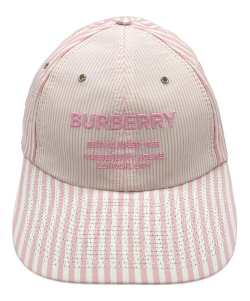 BURBERRY（バーバリー）BURBERRY (バーバリー) キャップ ピンクの古着・服飾アイテム