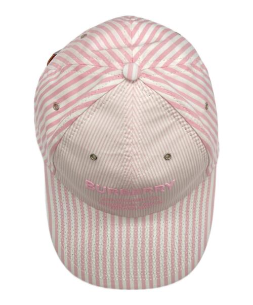 BURBERRY（バーバリー）BURBERRY (バーバリー) キャップ ピンクの古着・服飾アイテム