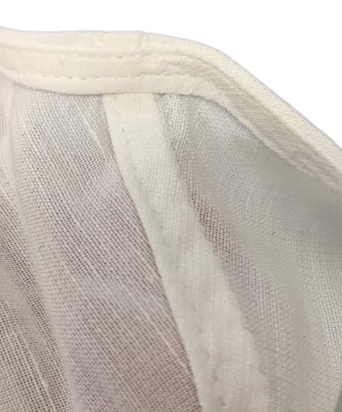 FRAMeWORK（フレームワーク）FRAMeWORK (フレームワーク) シアープルオーバーブラウス ホワイト サイズ:‐の古着・服飾アイテム