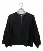 FRAMeWORKフレームワーク）の古着「シアープルオーバーブラウス」｜ブラック