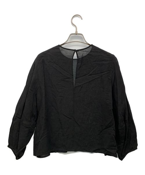 FRAMeWORK（フレームワーク）FRAMeWORK (フレームワーク) シアープルオーバーブラウス ブラック サイズ:‐の古着・服飾アイテム