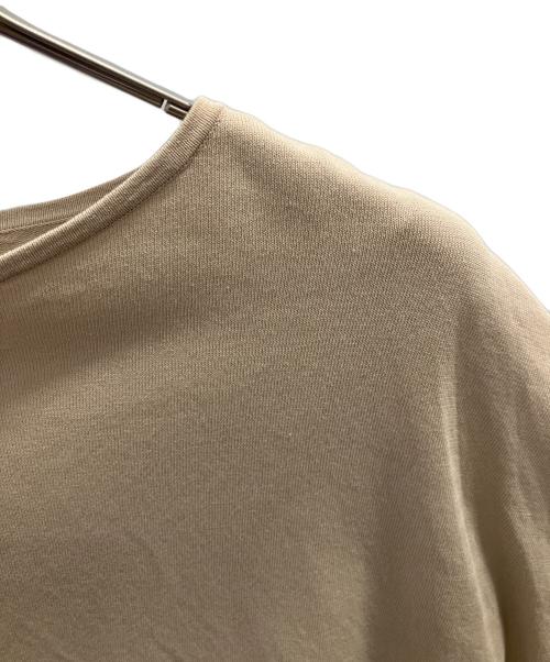 Spick and Span（スピックアンドスパン）Spick and Span (スピックアンドスパン) ICE COTTON フレンチスリーブルーズニット ベージュ サイズ:不明の古着・服飾アイテム