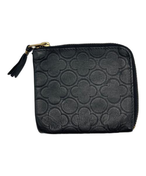 COMME des GARCONS（コムデギャルソン）COMME des GARCONS (コムデギャルソン) エンボス加工コンパクトウォレット ブラック サイズ:-の古着・服飾アイテム