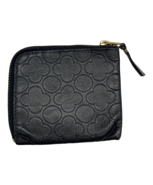 COMME des GARCONS（コムデギャルソン）COMME des GARCONS (コムデギャルソン) エンボス加工コンパクトウォレット ブラック サイズ:-の古着・服飾アイテム