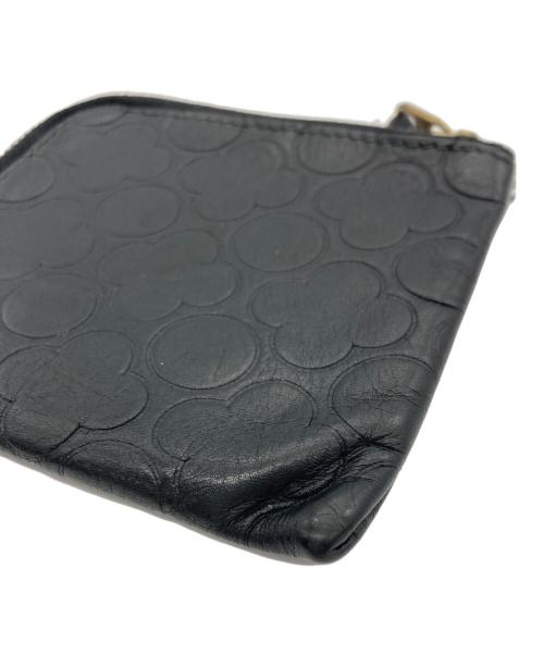 COMME des GARCONS（コムデギャルソン）COMME des GARCONS (コムデギャルソン) エンボス加工コンパクトウォレット ブラック サイズ:-の古着・服飾アイテム