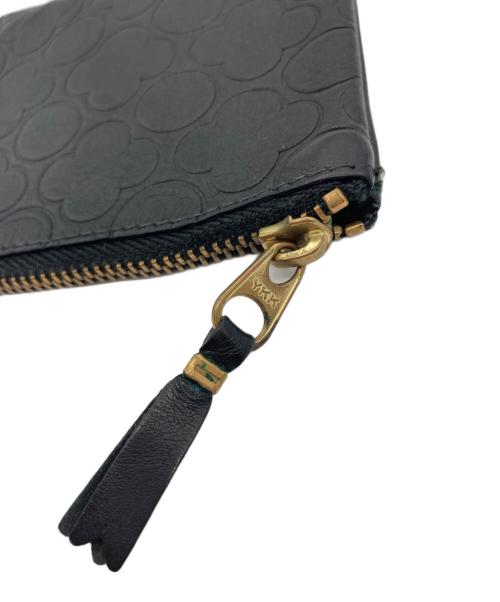 COMME des GARCONS（コムデギャルソン）COMME des GARCONS (コムデギャルソン) エンボス加工コンパクトウォレット ブラック サイズ:-の古着・服飾アイテム