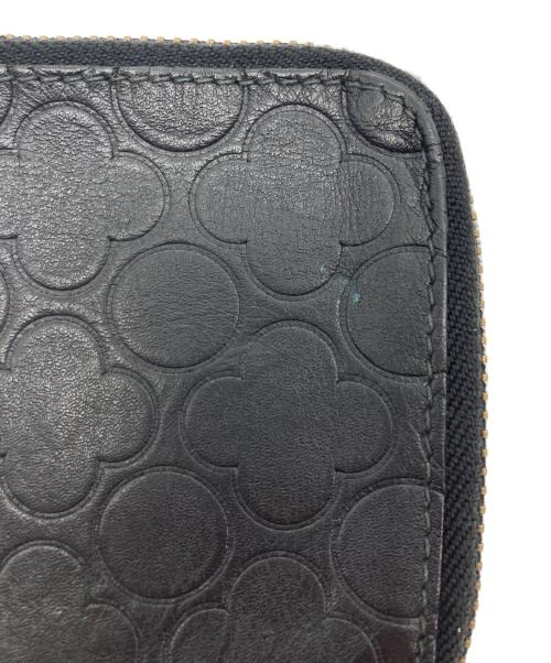 COMME des GARCONS（コムデギャルソン）COMME des GARCONS (コムデギャルソン) エンボス加工コンパクトウォレット ブラック サイズ:-の古着・服飾アイテム