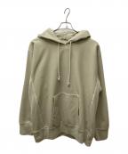 AURALEEオーラリー）の古着「SUPER MILLED SWEAT P/O PARKA　A23AP01SM」｜ライトカーキ