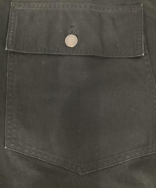 CIOTA（シオタ）CIOTA (シオタ) スビンコットン ヘリンボン ベイカーパンツ ブラック サイズ:6の古着・服飾アイテム