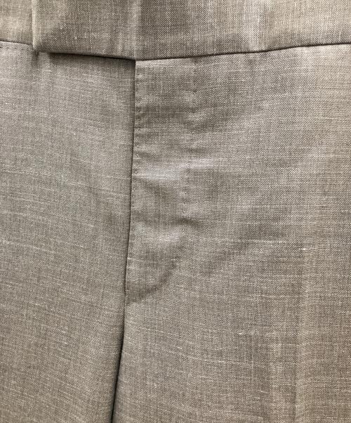 dunhill（ダンヒル）dunhill (ダンヒル) ケンジントン ウールリネントラウザーズ グレー サイズ:52の古着・服飾アイテム