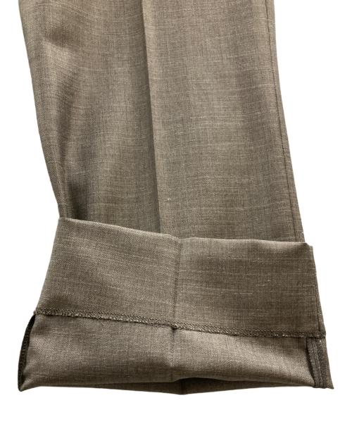 dunhill（ダンヒル）dunhill (ダンヒル) ケンジントン ウールリネントラウザーズ グレー サイズ:52の古着・服飾アイテム