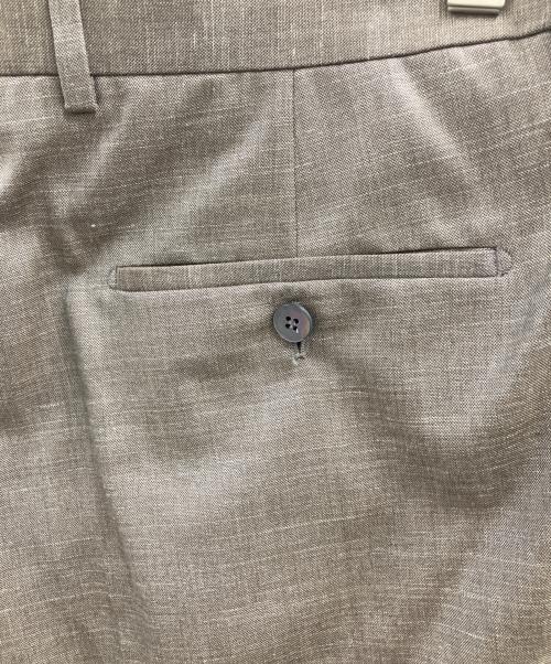 dunhill（ダンヒル）dunhill (ダンヒル) ケンジントン ウールリネントラウザーズ グレー サイズ:52の古着・服飾アイテム