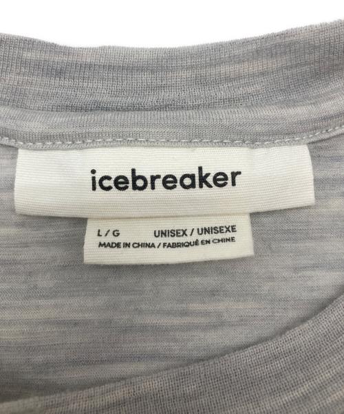 Icebreaker（アイスブレーカー）Icebreaker (アイスブレーカー) メリノ 150 ショートスリーブ ティー グレー サイズ:Lの古着・服飾アイテム