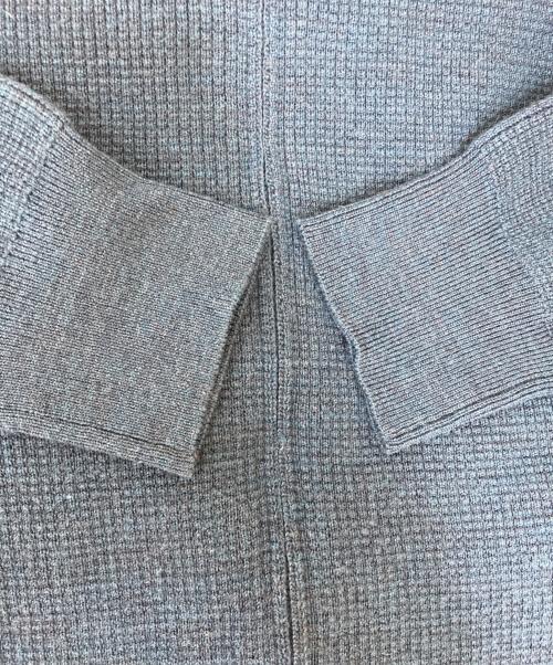 MACKINTOSH PHILOSOPHY（マッキントッシュ フィロソフィー）MACKINTOSH PHILOSOPHY (マッキントッシュ フィロソフィー) スタンドジップアップニット H1N52-222-23 ブルー サイズ:38の古着・服飾アイテム