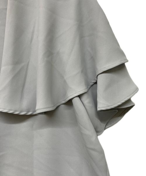 Noble（ノーブル）Noble (ノーブル) 23SS ケープフリルブラウス ミントブルー サイズ:‐の古着・服飾アイテム