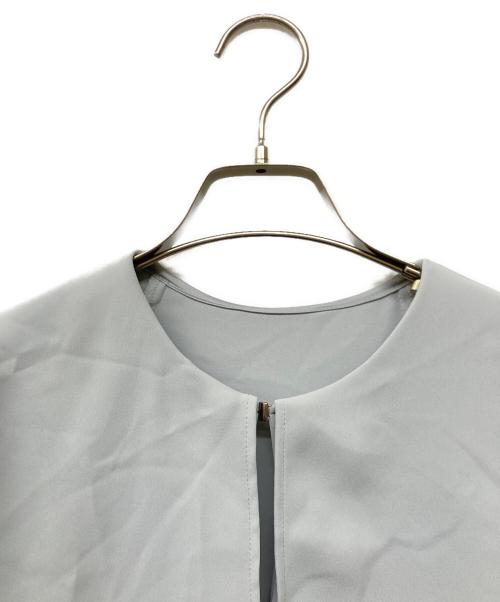Noble（ノーブル）Noble (ノーブル) 23SS ケープフリルブラウス ミントブルー サイズ:‐の古着・服飾アイテム