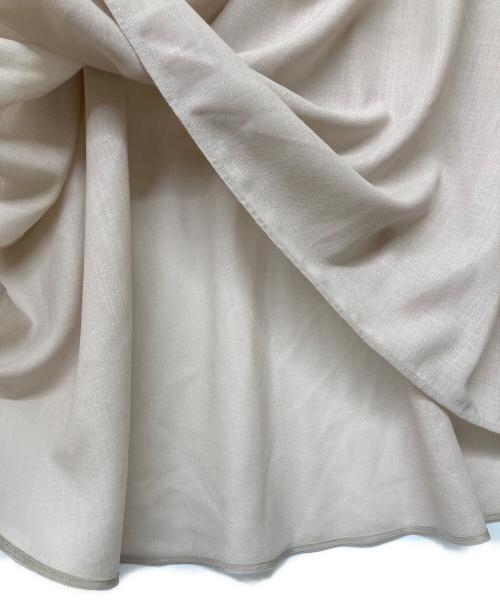 PLAIN PEOPLE（プレインピープル）PLAIN PEOPLE (プレインピープル) ノースリーブフレアブラウス ベージュ サイズ:9の古着・服飾アイテム